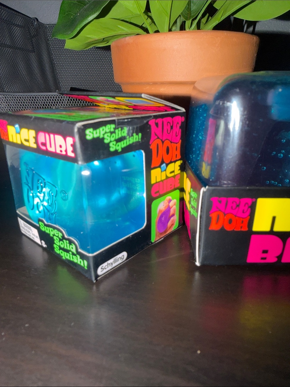 Nee Doh Nice Berg Super Solid Squish Blue Cubes - Picture 9 of 9